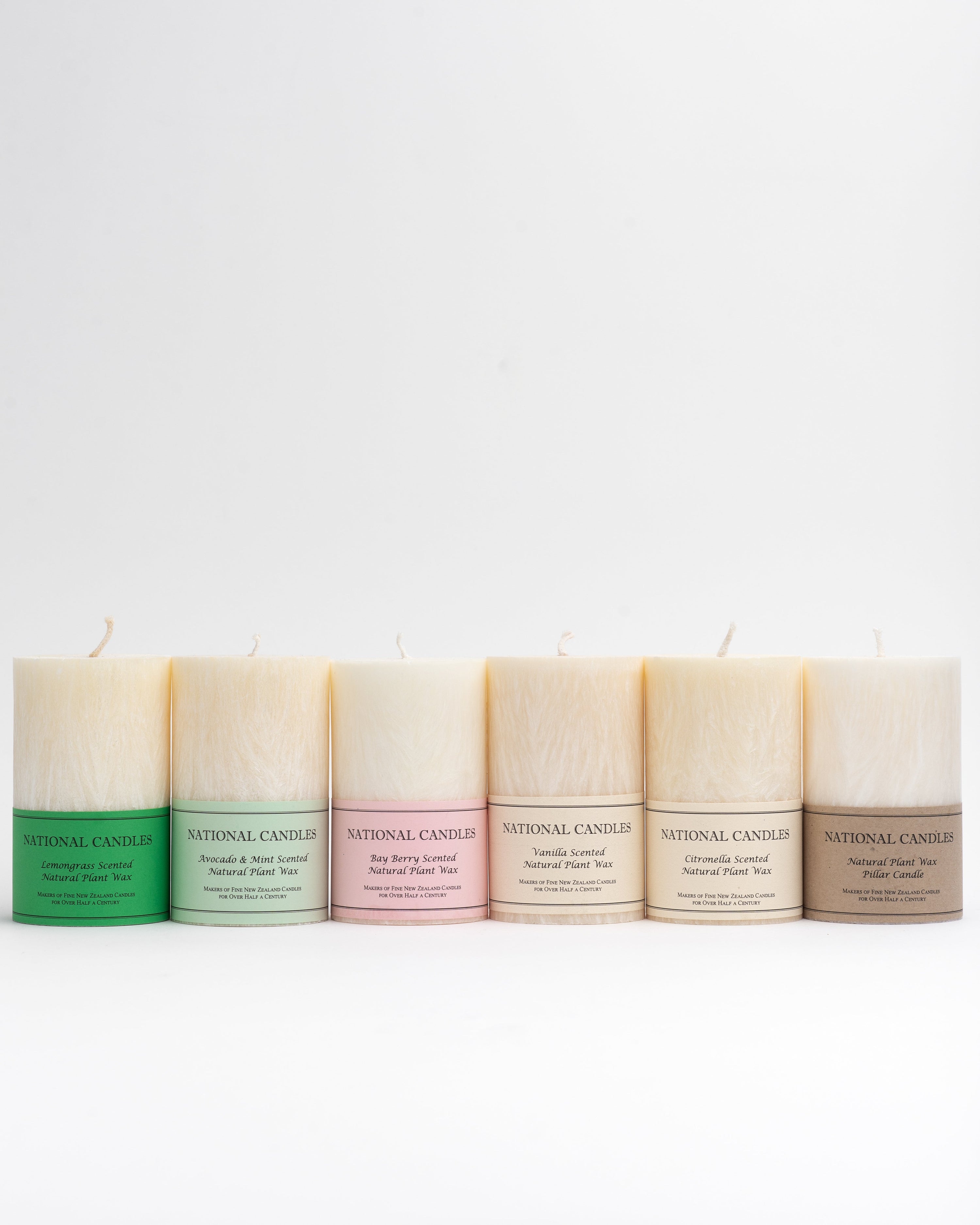 Scented Plant Pillar Candle