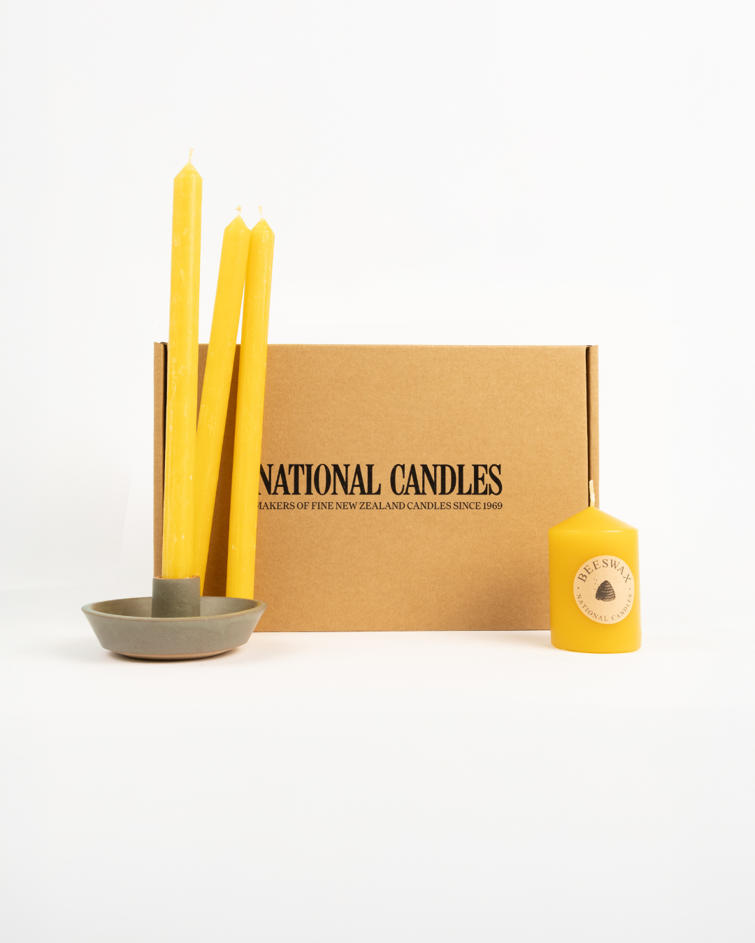 Beeswax 330mm Taper Gift Pack