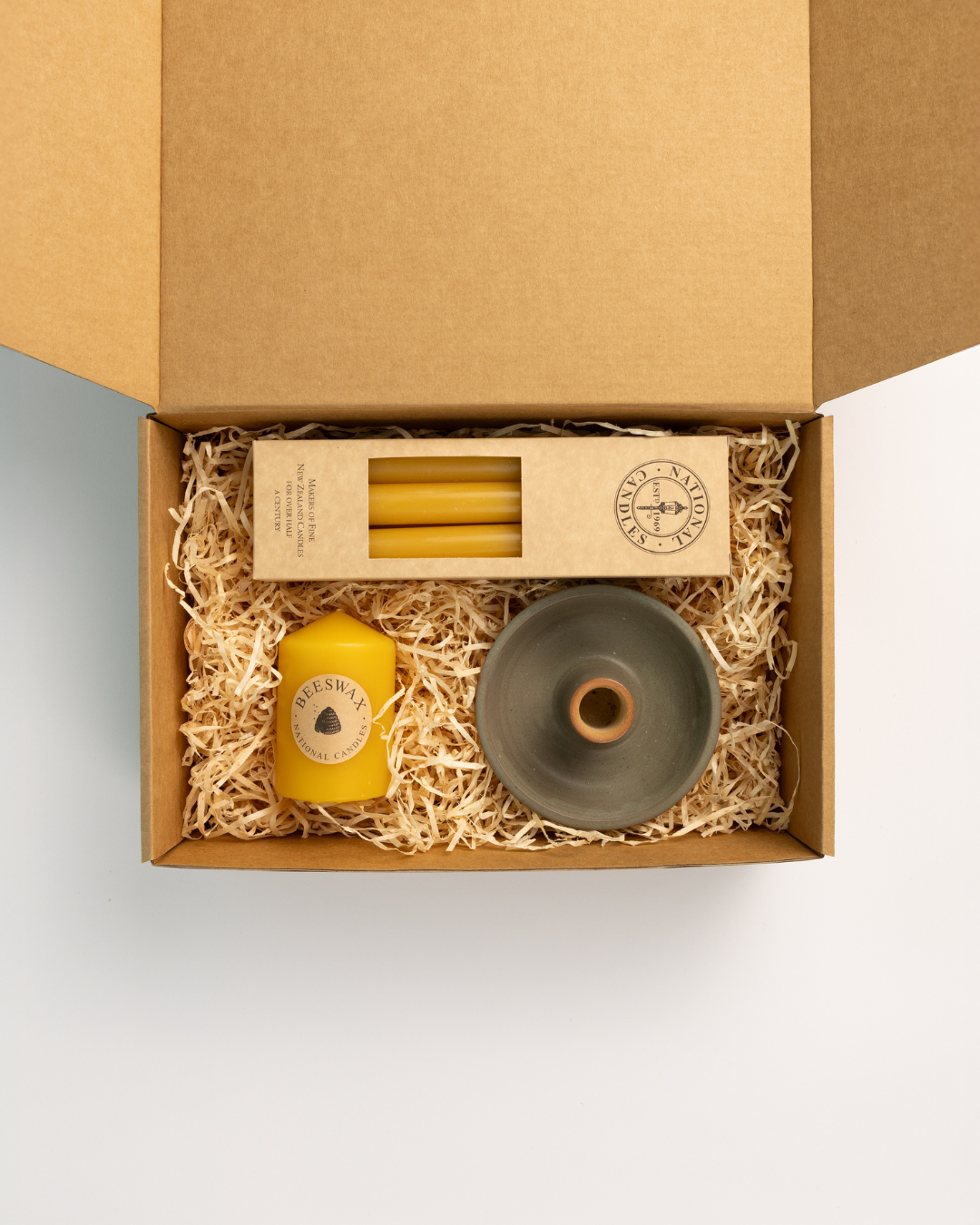 Beeswax 240mm Taper Gift Pack