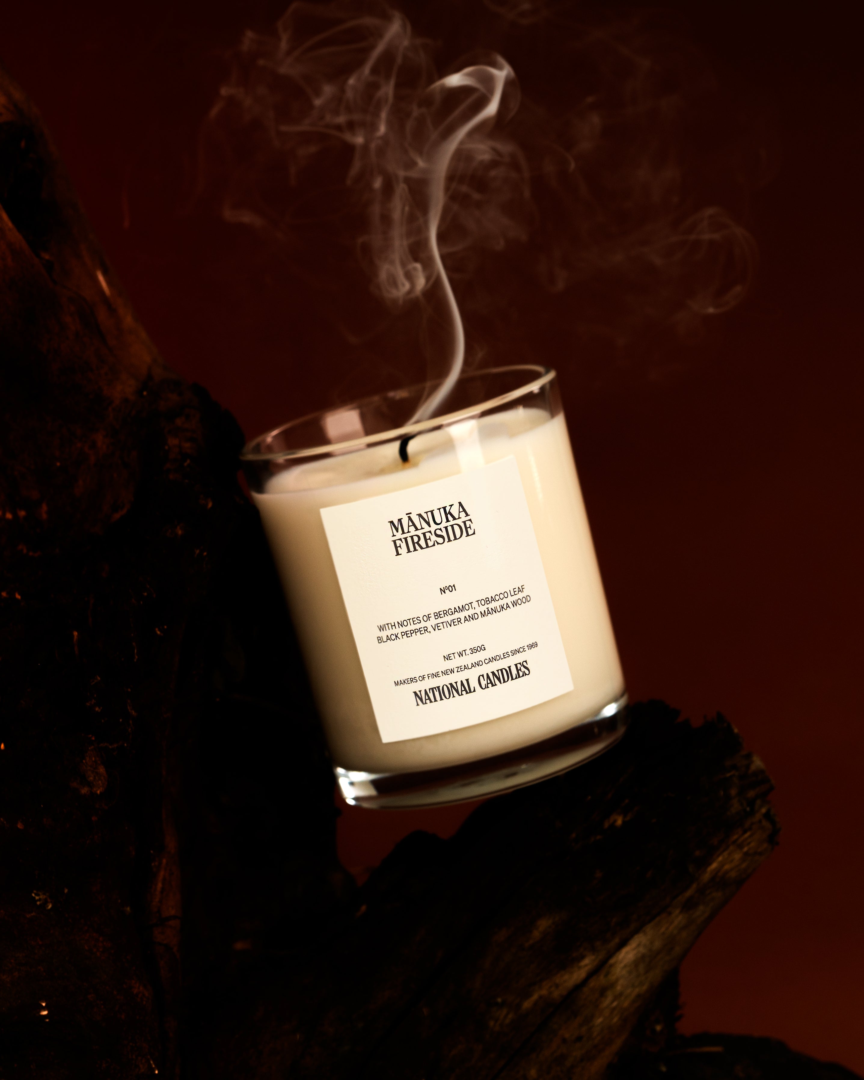 Mānuka Fireside - Soy Candle