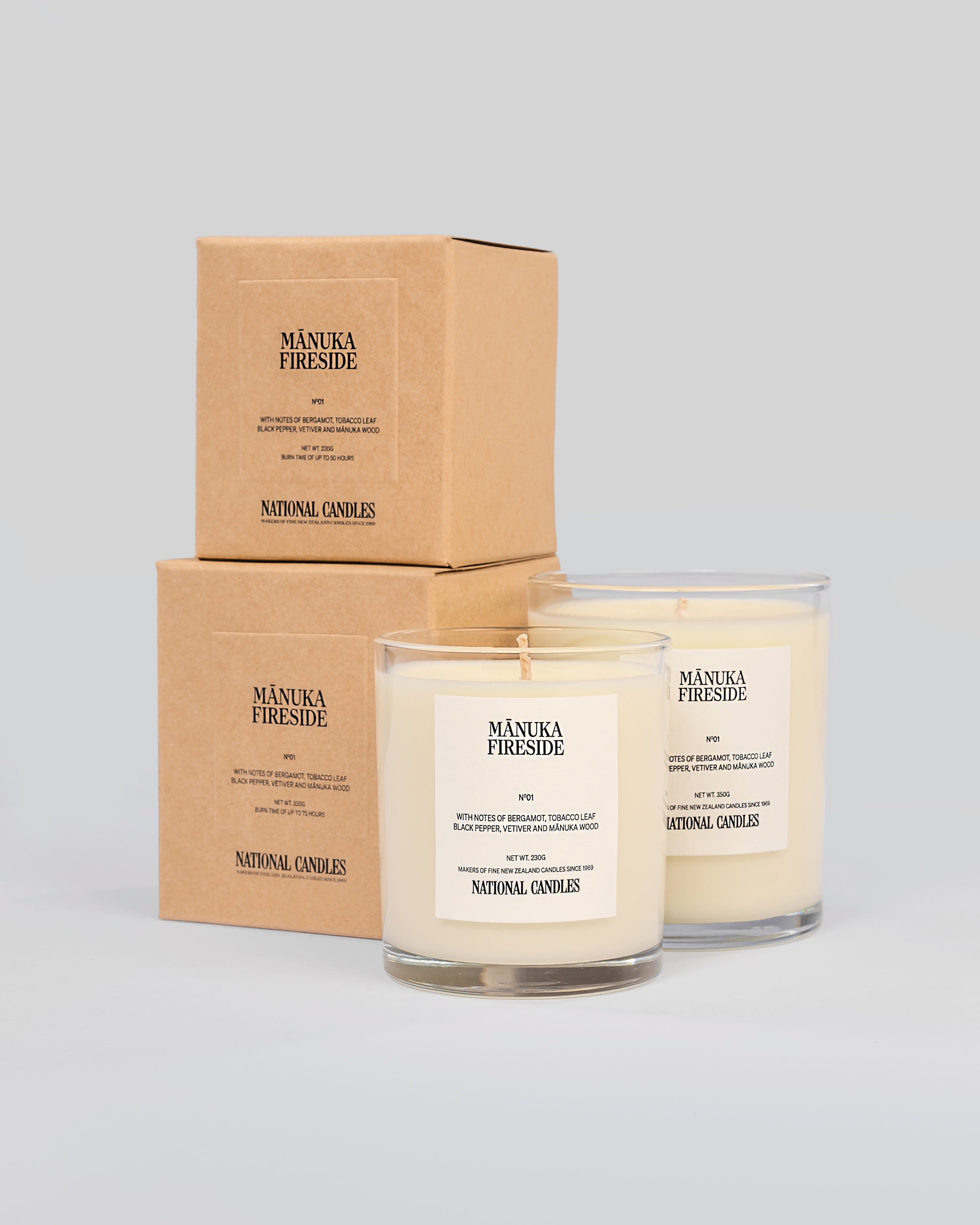 Mānuka Fireside - Soy Candle