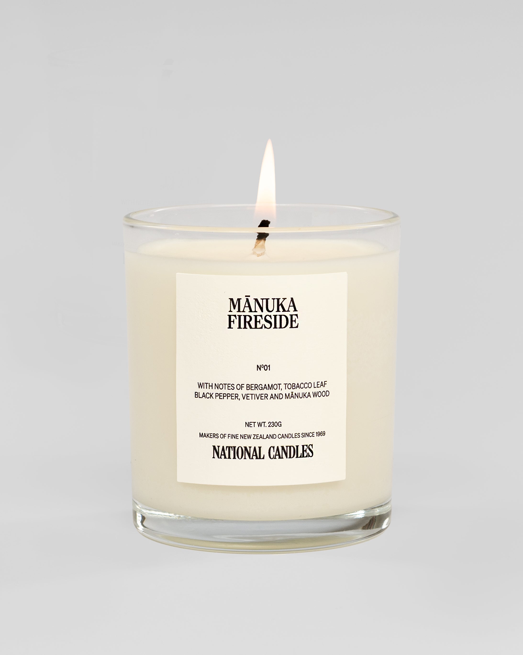 Mānuka Fireside - Soy Candle