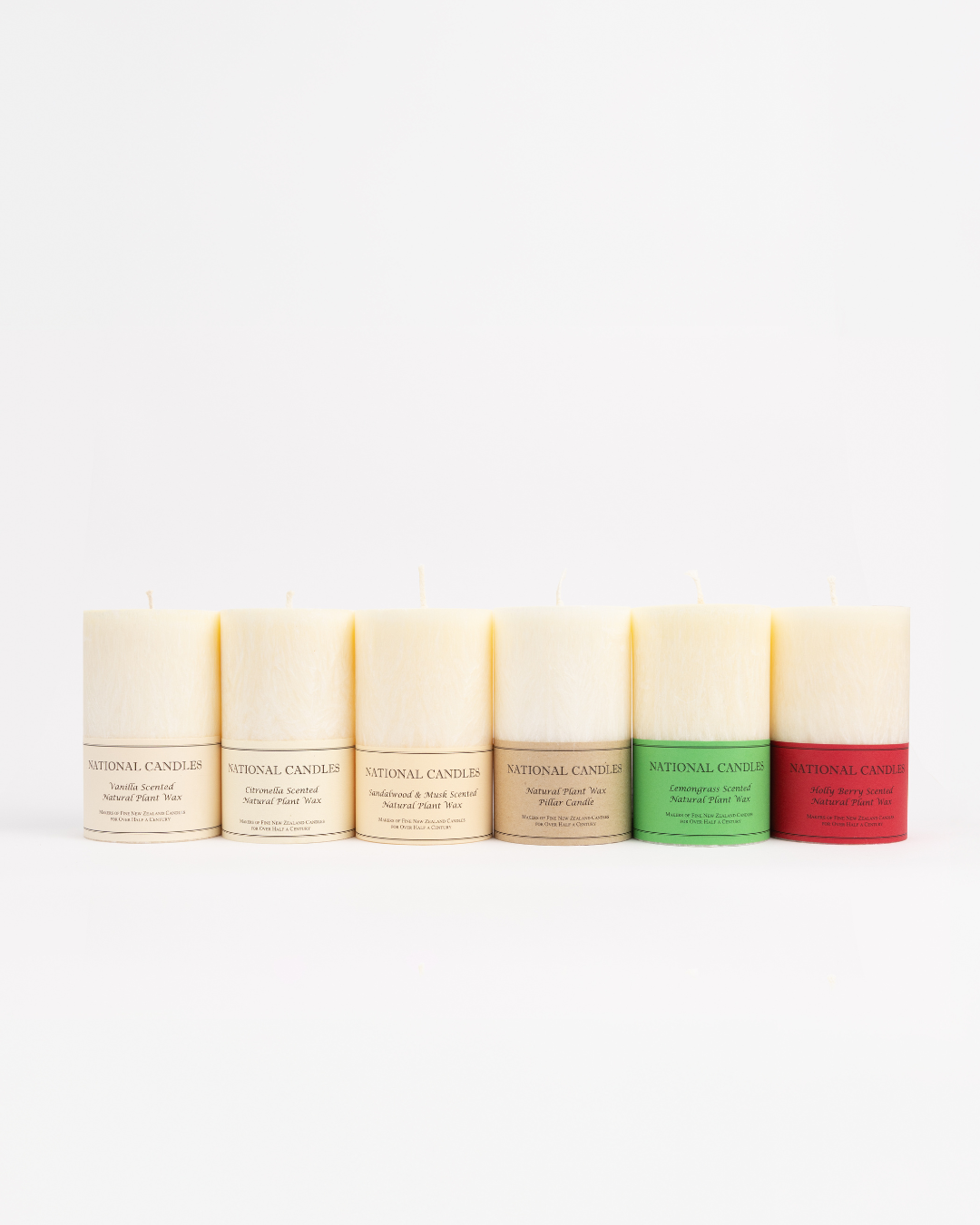 Scented Plant Pillar Candle