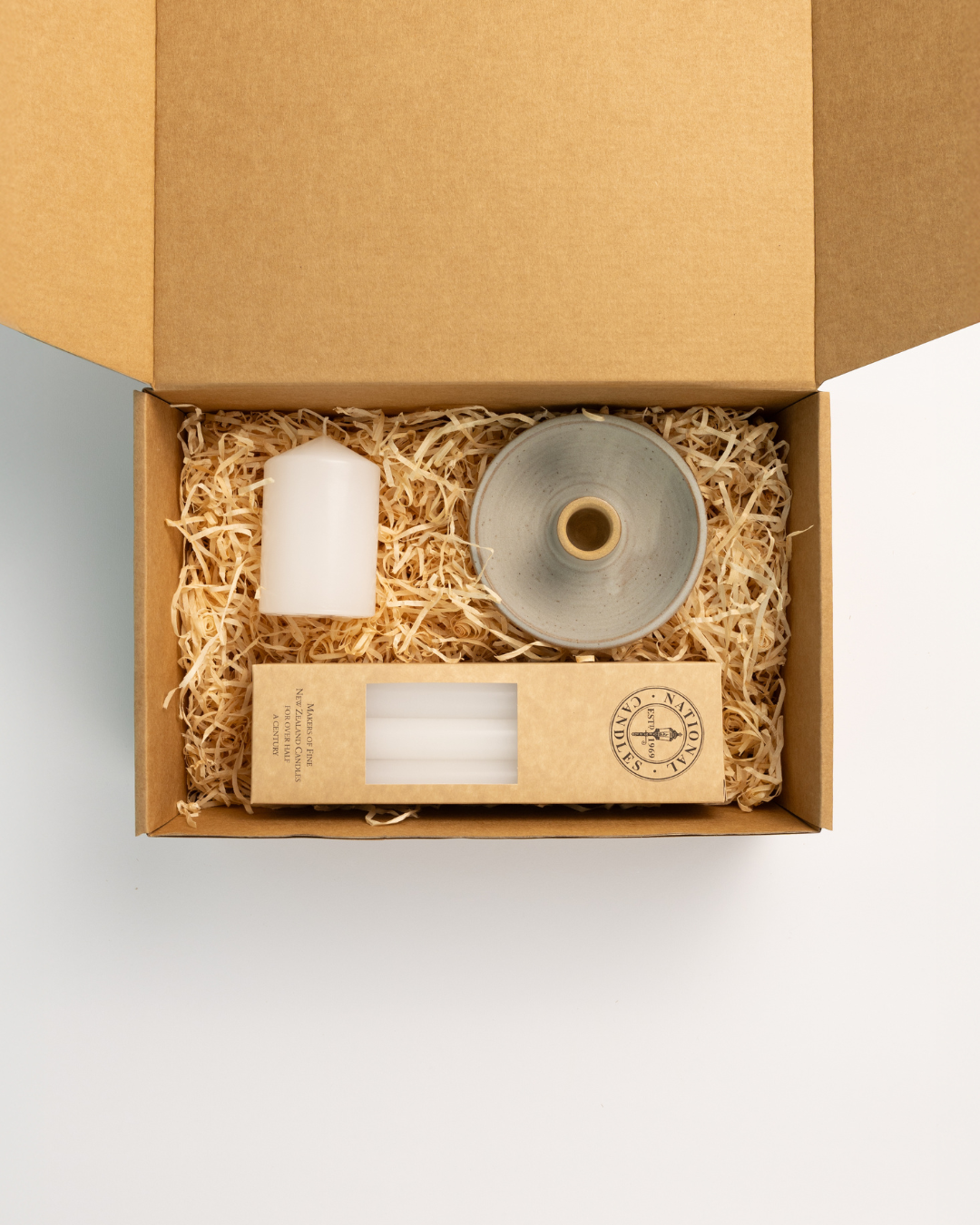 White 240mm Taper Gift Pack